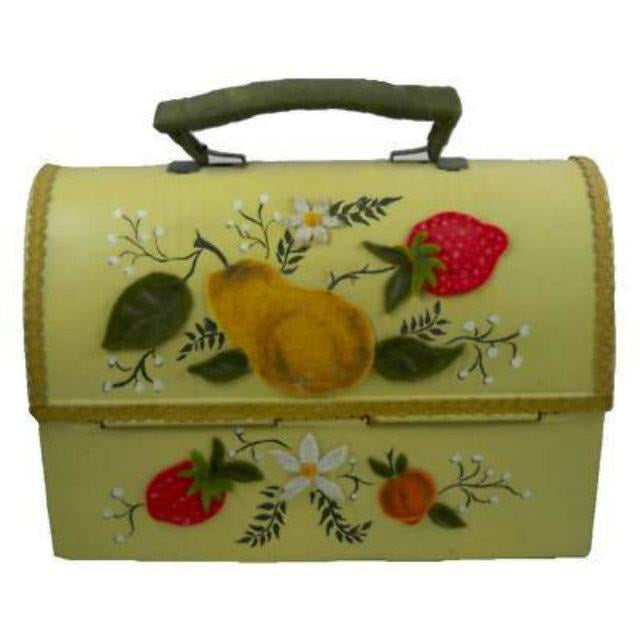 Vintage Tin Lunch Box Purse Fruit Appliques 1970S On Sale,Handbags The Best Vintage Clothing