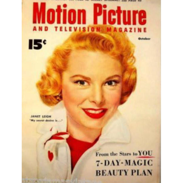 Vintage Motion Picture Magazine 11 53 Janet Leigh The Best Vintage Clothing