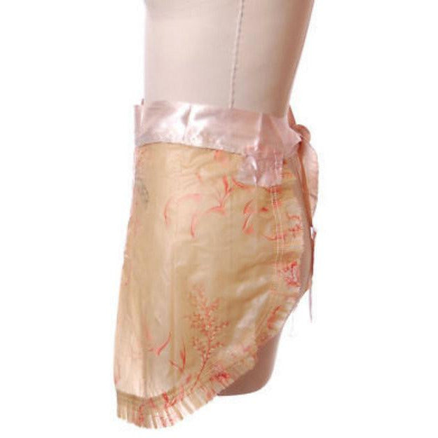 Vintage Plastic Apron Peachy Motif 1940S On Sale The Best Vintage Clothing