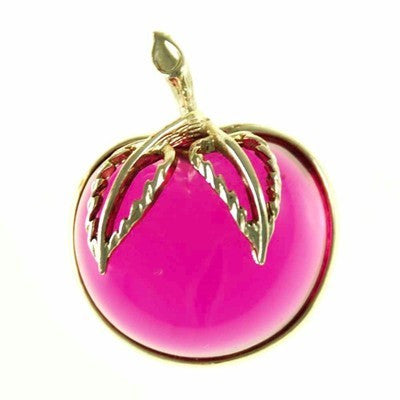 Vintage Sarah Coventry Pink Lucite Apple Pin 1950S On Sale Sarah Coventry