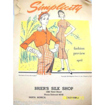 Vintage Simplicity Pattern Booklet Color  1950S - The Best Vintage Clothing
 - 1