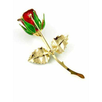 Vintage Single Red Rose Brooch 1960S Your Name Rose? On Sale The Best Vintage Clothing