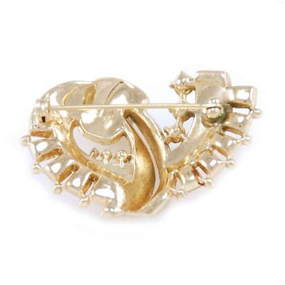 Vintage Stylized Rhinestone Bow Brooch 1930S On Sale The Best Vintage Clothing