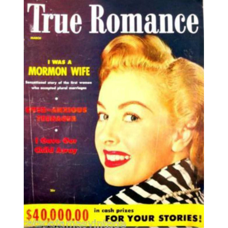 Vintage True Romance Magazine March 1954 The Best Vintage Clothing
