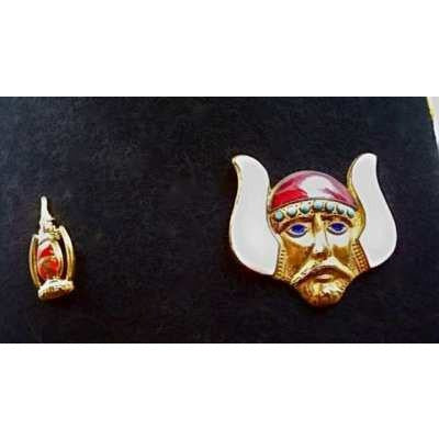 Vintage Zafar Fez Grotto Hat Masons Extra Pins 7 1/8 Men's Vintage,On Sale The Best Vintage Clothing