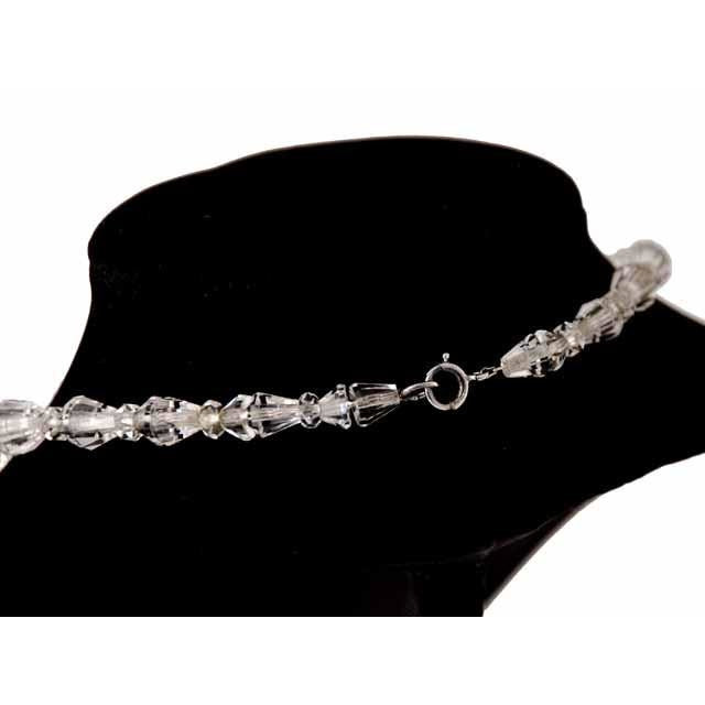 Vintage Estate Jewelry Art Deco Rock Crystal Necklace Sterling Clasp 1920S Women's,Jewelry The Best Vintage Clothing