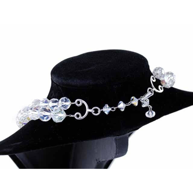 Vintage Aurora Borealis Rock Crystal Necklace Dbl Strand 1950S Jewelry The Best Vintage Clothing