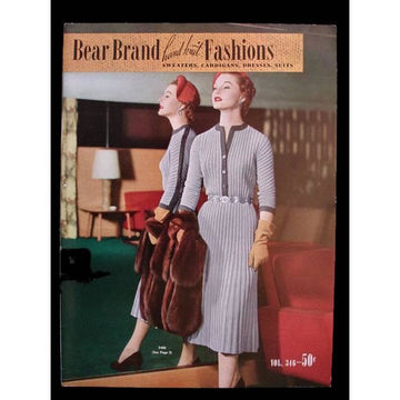 Bear Brand Hand Knit Fashions Pattern Catalog Vol 346 1953 - The Best Vintage Clothing
 - 1