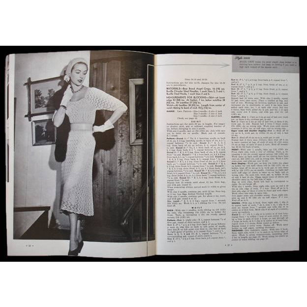 Bear Brand Hand Knit Fashions Pattern Catalog Vol 346 1953 On Sale The Best Vintage Clothing