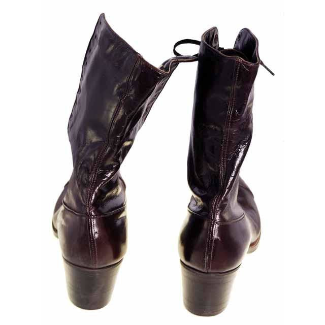 Brown Leather Kid Victorian Lady High Top Lace Boots NIB Walk Over Sz 6.5N EU37 Women's,Shoes,On Sale Walk Over