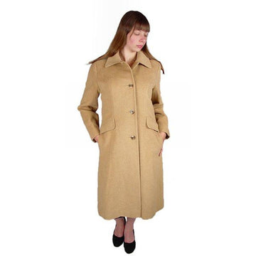 Vintage Coat Ultima 100% Camel Hair Classic Style 1970S Small -Med - The Best Vintage Clothing
 - 1