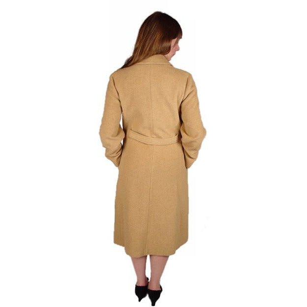 Vintage Coat Ultima 100% Camel Hair Classic Style 1970S Small -Med Cart2cart The Best Vintage Clothing