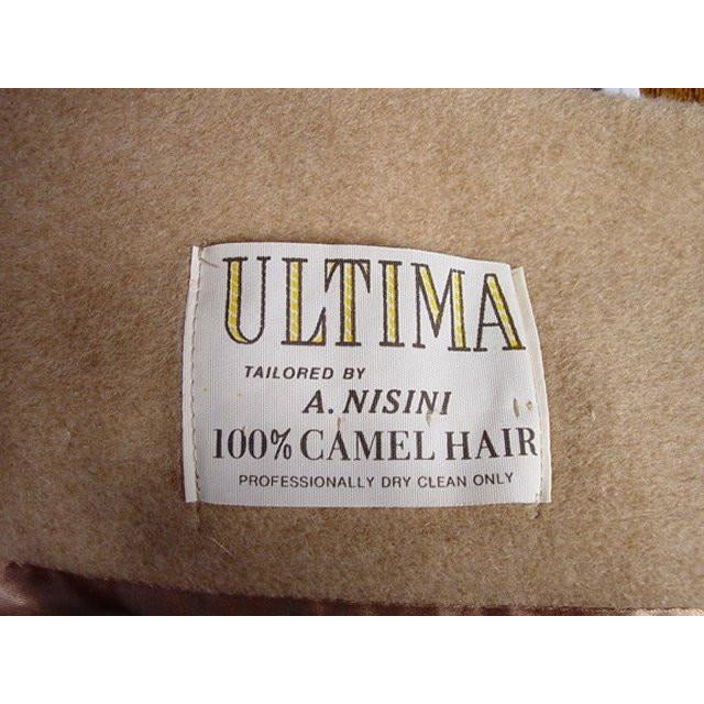 Vintage Coat Ultima 100% Camel Hair Classic Style 1970S Small -Med Cart2cart The Best Vintage Clothing