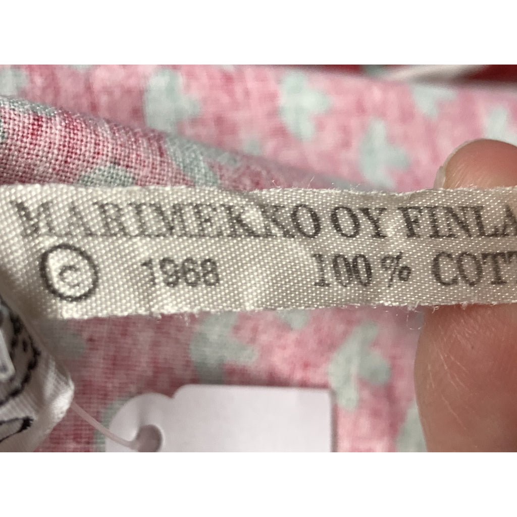 Vintage Marimekko Dress 1968 RARE S/M Halter Style Red Green Mini Print marimekko The Best Vintage Clothing