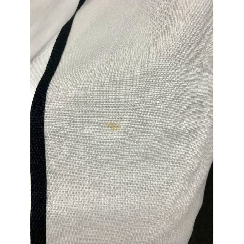 Vintage Vuokko Tent Dress White w/ Black Single Line Sz 38 S/M 1970s marimekko The Best Vintage Clothing