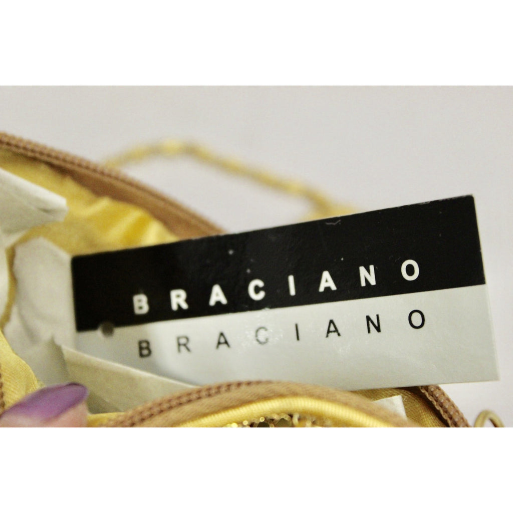 Vintage 1980s Braciano Gold Mesh Bag Clutch/ Shoulder Bag 1980s vintage purse The Best Vintage Clothing
