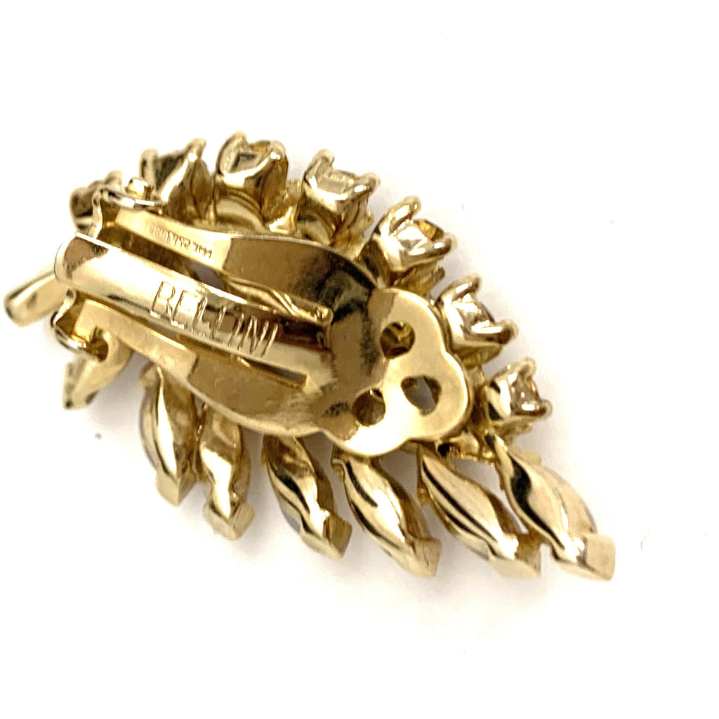 Vintage Earrings Bellini Purple/Moonstone 1950S Cart2cart Bellini