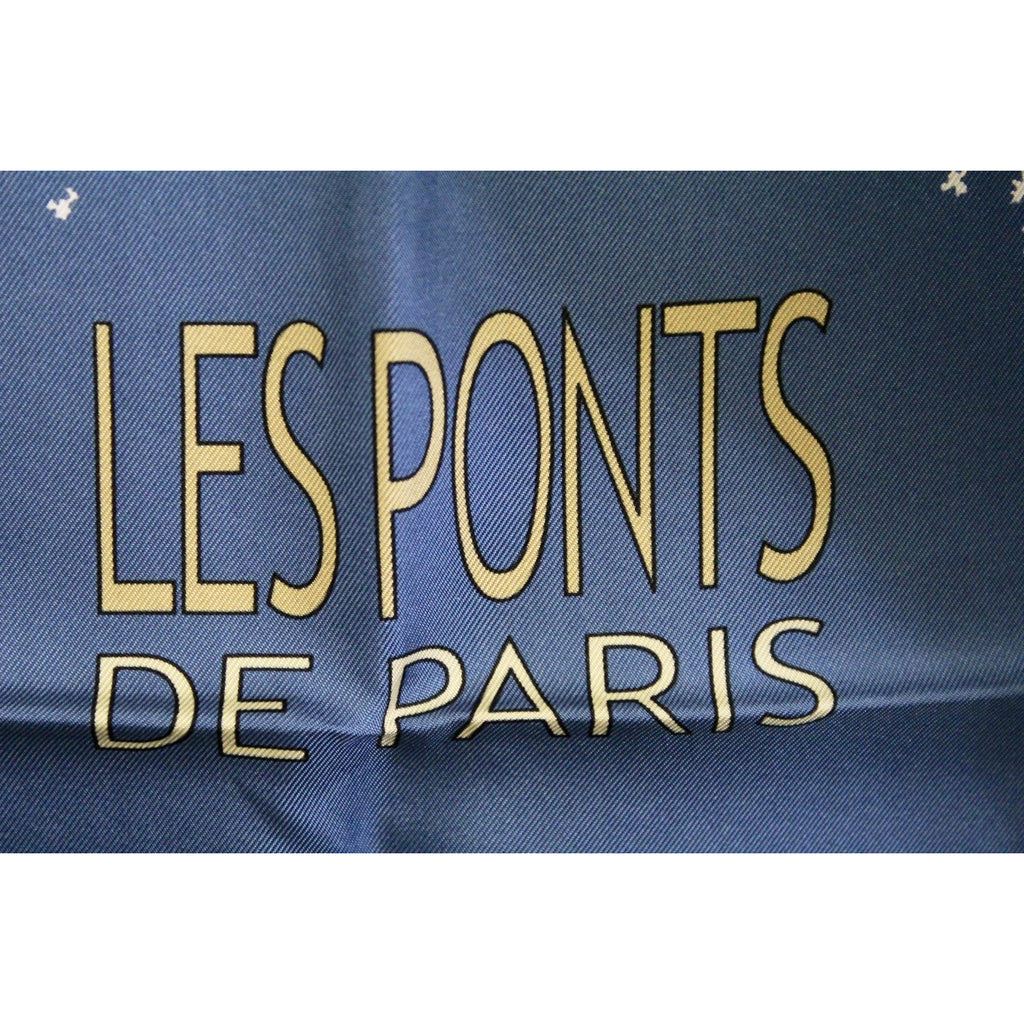 Hermès silk scarf NIB Les Ponts 35” Silk Gift Box Retired The Best Vintage Clothing