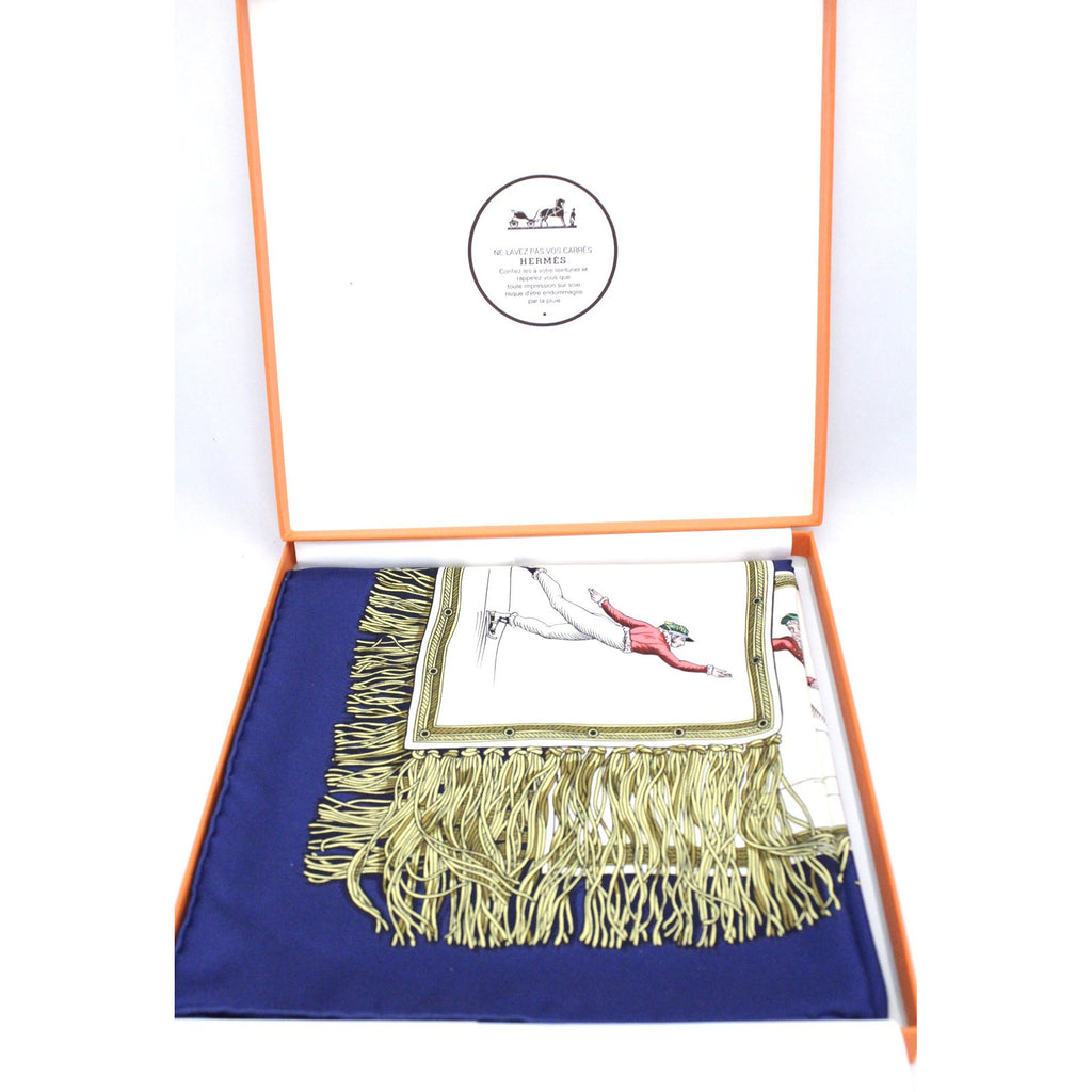 New in box Vintage Hermès Scarf Plaisirs Du Froid winter The Best Vintage Clothing