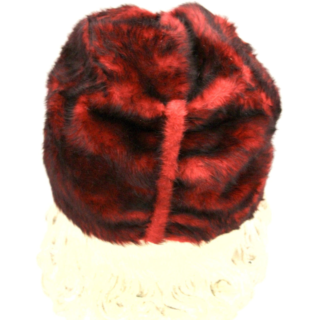 50s VTG Red Black Fur Felt Hat Turban Pillbox Cloche Montezuma Austria Church S The Best Vintage Clothing