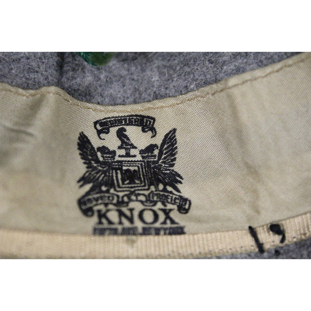 Vintage 1930s Knox Cloche Hat Bird Head Pheasant Feathers Gray Felt XS Sherlock The Best Vintage Clothing