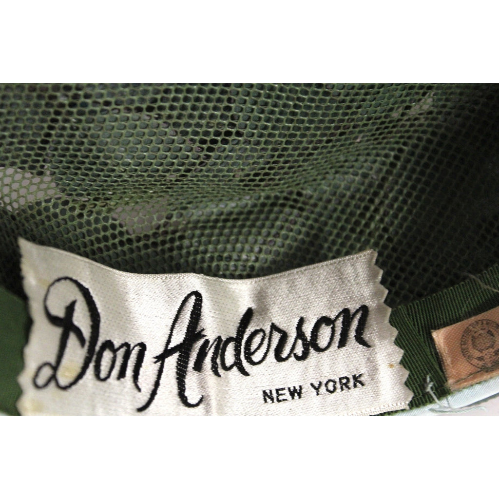 Vintage Don Anderson Womens Hat Garden Party 1940s Pillbox Blue Pink Flowers Blueberries The Best Vintage Clothing