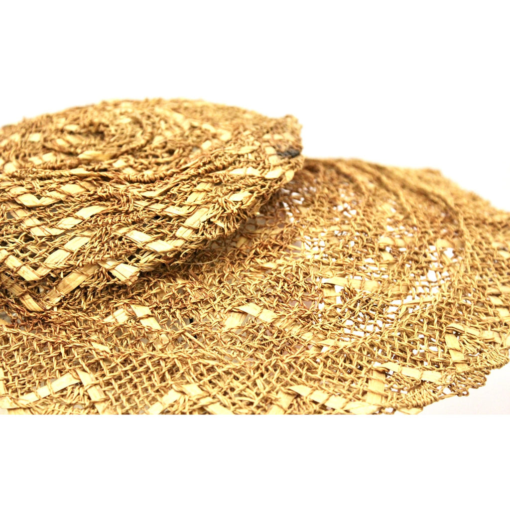 Vintage Gage Wide Brimmed Straw Hat Natural Open Weave 1930s O/S Guernsey Pie The Best Vintage Clothing