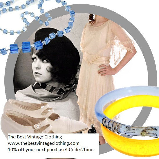 Vintage Celluloid Bangle Bracelet Honey Lace 1920s Jewelry,New Arrivals,Women's The Best Vintage Clothing