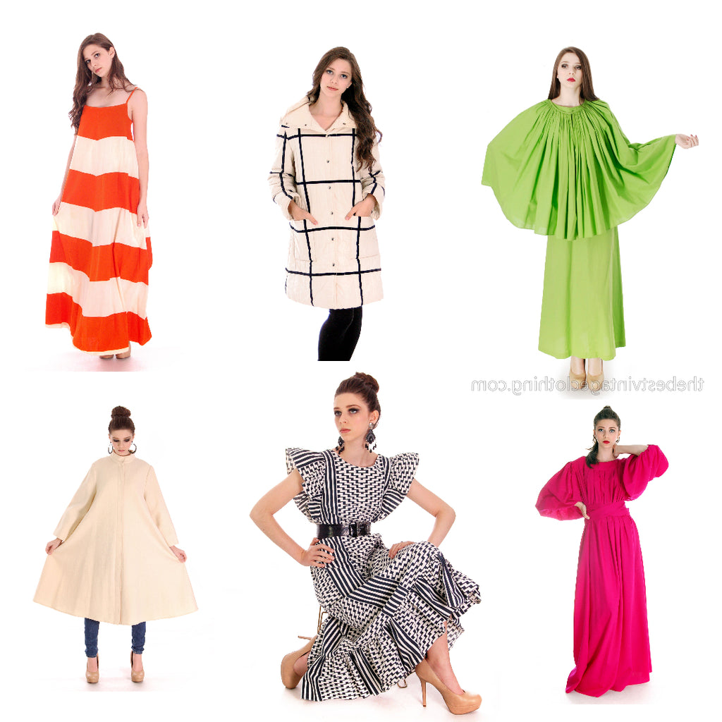 Vintage Lot- Vuokko & Marimekko 1960s-70s Finland Mod Op ARt 150+ Dresses/COATS +Model Photos marimekko The Best Vintage Clothing