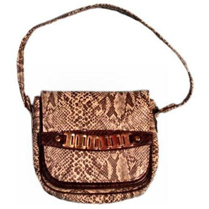Vintage Ladies Mr. John Jr Faux Snakeskin Hat & Purse 1970S Brown Handbags Mr. John