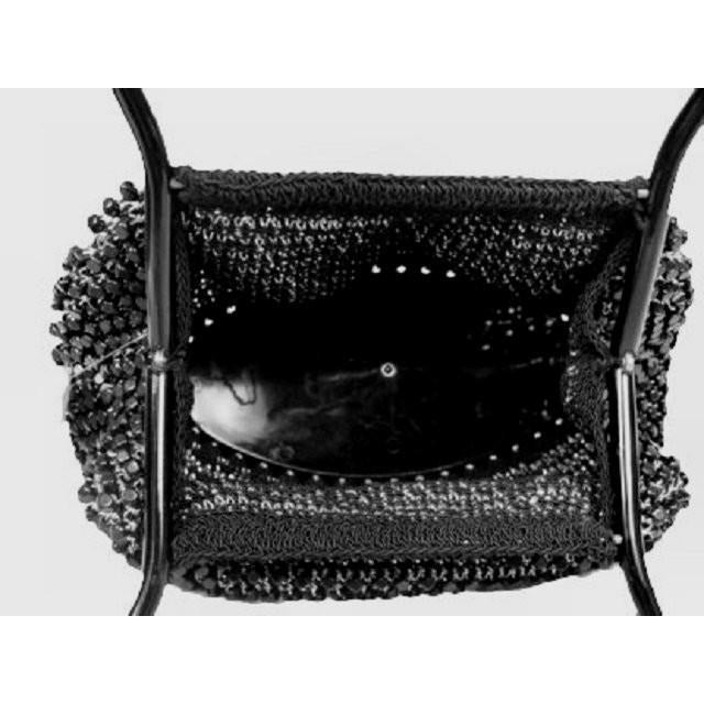 Vintage Black & Silver Beaded Gimp Purse 1940S Handbags The Best Vintage Clothing