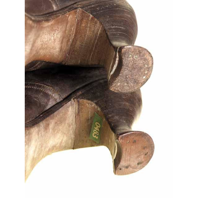 Victorian Ladies Julia Marlowe Boots w/Louis Spool Heels Brown 1900 Size 6 NWOT Women's,Shoes,On Sale The Best Vintage Clothing