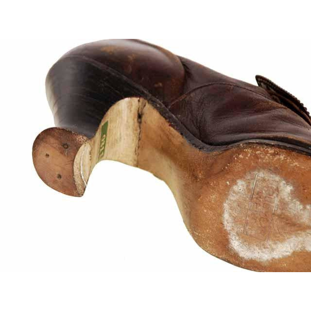 Victorian Shoe Single Pilgrim Vamp Louis Heel 1900 For Design/Collection Shoes The Best Vintage Clothing