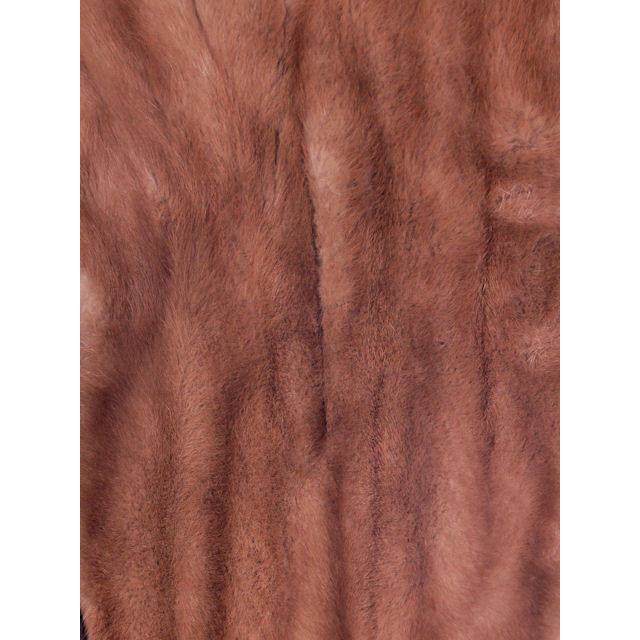 Vintage Mink Stole Autumn Haze Mink Shawl Collar 1950S Women's The Best Vintage Clothing