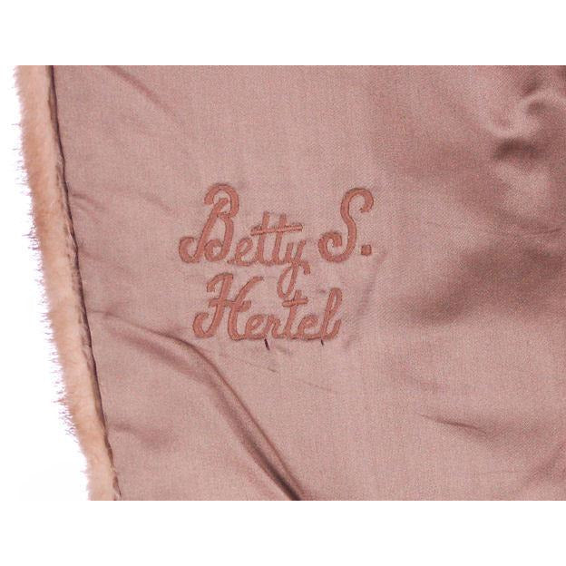 Vintage Mink Stole Autumn Haze Mink Shawl Collar 1950S Women's The Best Vintage Clothing