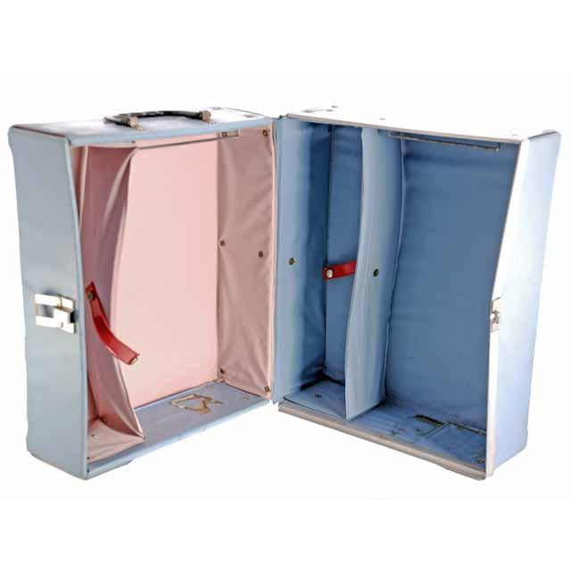 Vintage Barbie & Ken Trunk Case 1960s Ponytail Blue Vinyl On Sale The Best Vintage Clothing