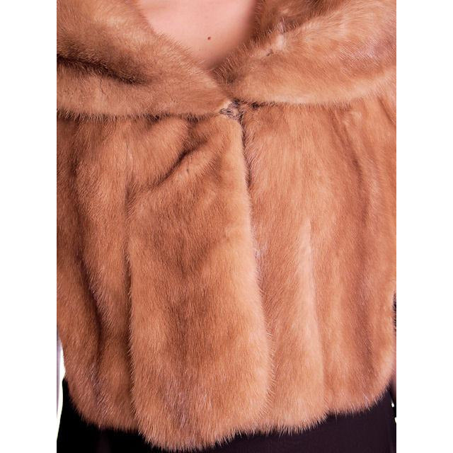 Vintage Mink Fur Stole Blonde Ranch Mink Fur 1940's Glamourous Women's vendor-unknown