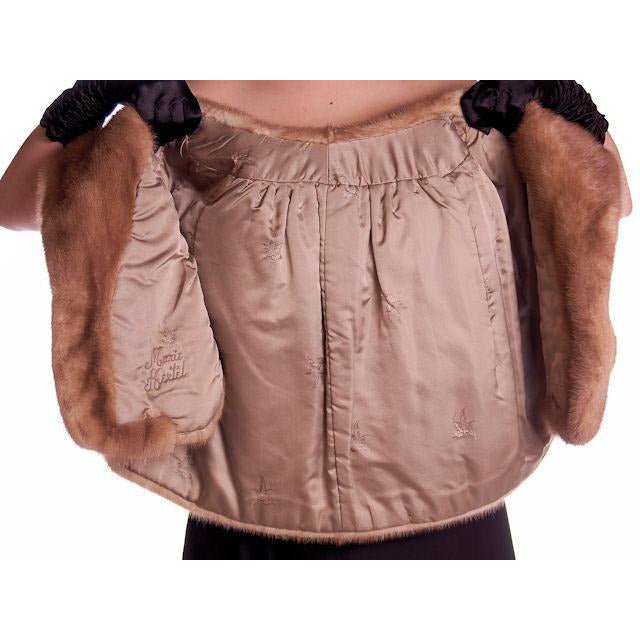 Vintage Mink Fur Stole Blonde Ranch Mink Fur 1940's Glamourous Women's vendor-unknown