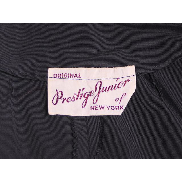 Vintage Black Rayon Suit w/ Cape Ball Fringe 1940s Sz 4 Cart2cart The Best Vintage Clothing