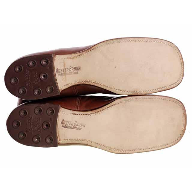 Vintage Brown Leather Boots Early 1920s Girls/Boys Cap Toe Children's,Women's The Best Vintage Clothing