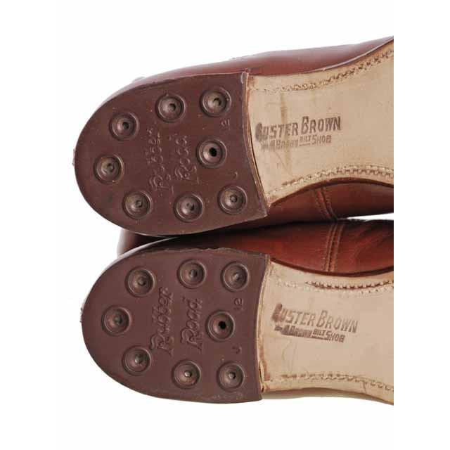 Vintage Brown Leather Boots Early 1920s Girls/Boys Cap Toe Children's,Women's The Best Vintage Clothing