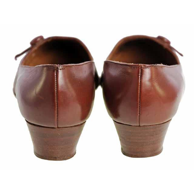Vintage Womens Brown Leather Shoes Roger Vivier 1960s 9AA Box Shoes,On Sale Roger Vivier