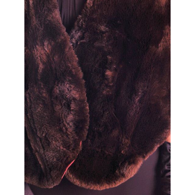 Vintage Soft Chocolate Brown Beaver Fur Stole 1940's Perfect Strapless Dress Topper Women's The Best Vintage Clothing