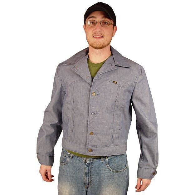 Vintage Mens Denim Workwear Jacket Lee Riders 46 Chest 1970S Vintage Mens Denim Workwear Jacket Lee Riders 46 Chest 1970S