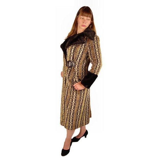Vintage Geometric Cut Corduroy Coat Asymmetrical 1970S Medium Cart2cart The Best Vintage Clothing