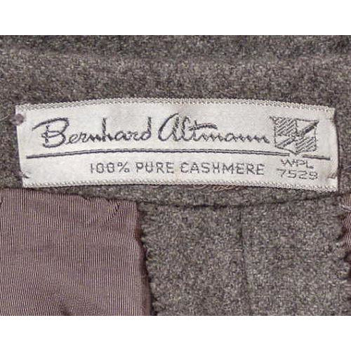 Vintage Pencil Skirt Gray Cashmere 1950s Bernhard Altmann 26 Waist Cart2cart The Best Vintage Clothing
