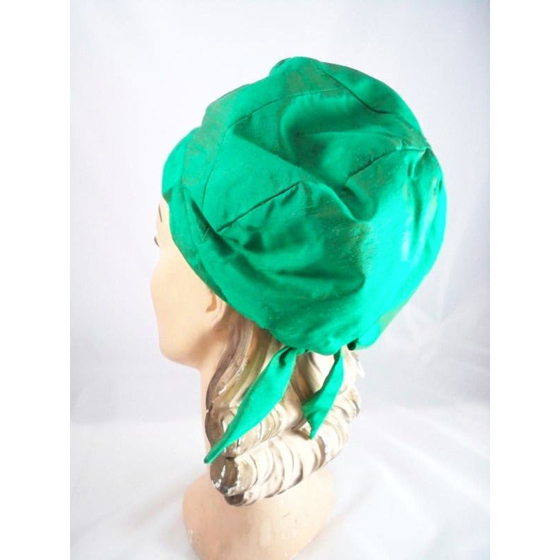 Vintage Green Silk Bubble Beehive Hat 1950s Large Hats The Best Vintage Clothing