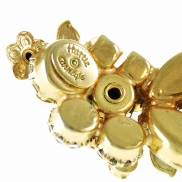 Vintage Hattie Carnegie Earrings Blue Rhinestones 1950S Cart2cart Hattie Carnegie