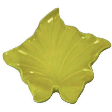 Vintage Mid-Century Huge Pottery Leaf Bowl Chartreuse 1950's Cart2cart The Best Vintage Clothing