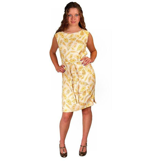 Vintage Dress Irish Linen Paisley Shift 1960S 42-37-46 Cart2cart The Best Vintage Clothing